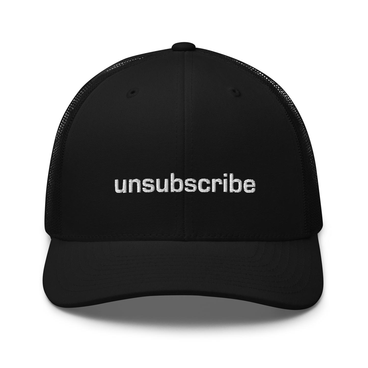 Unsubscribe trucker cap