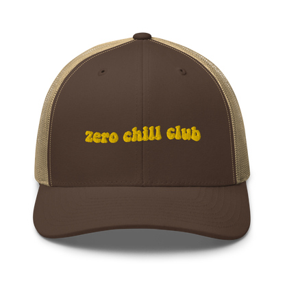 Zero Chill Club trucker cap