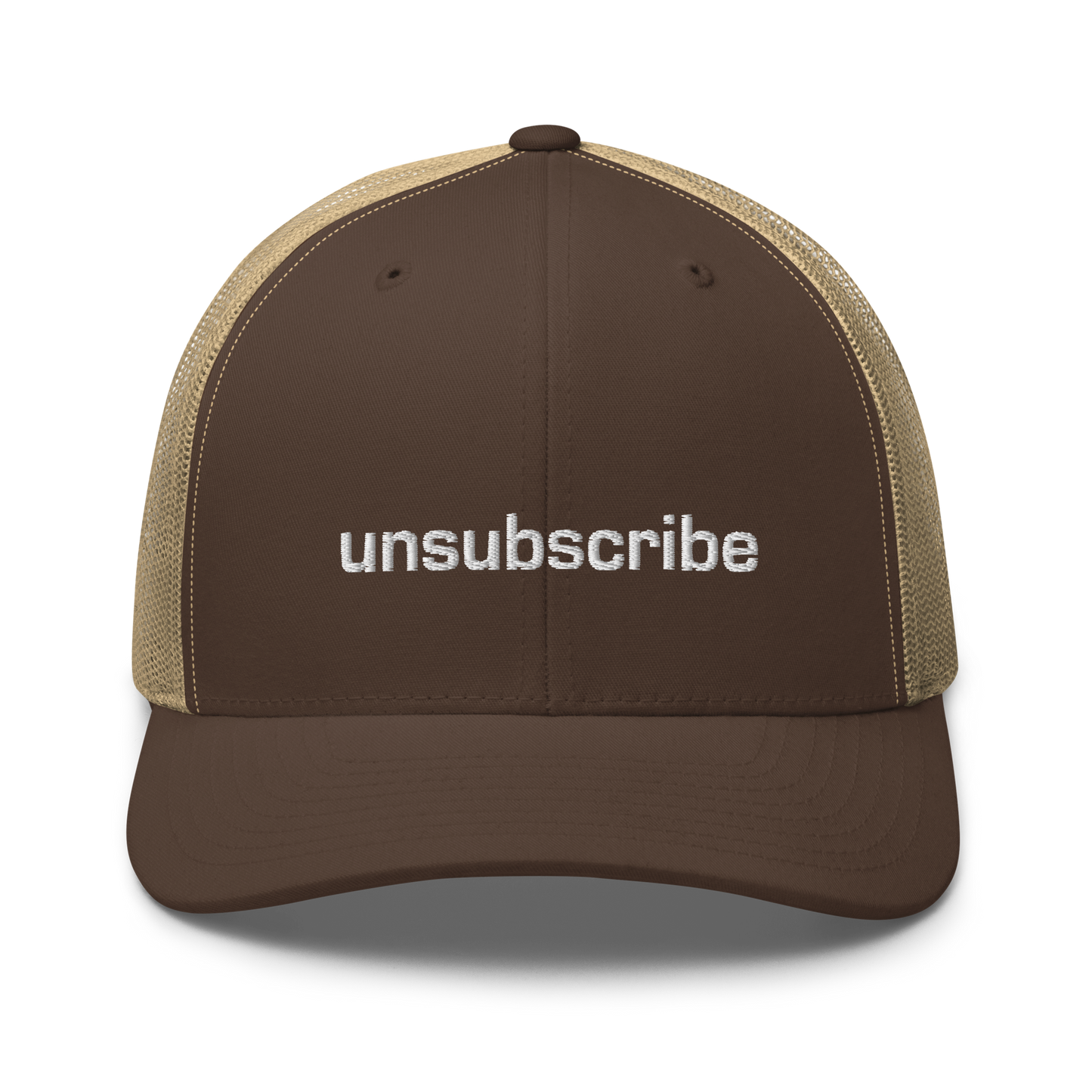 Unsubscribe trucker cap