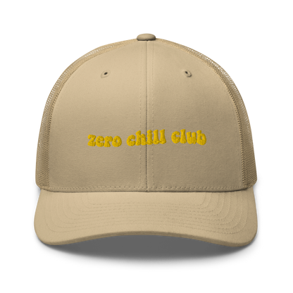 Zero Chill Club trucker cap