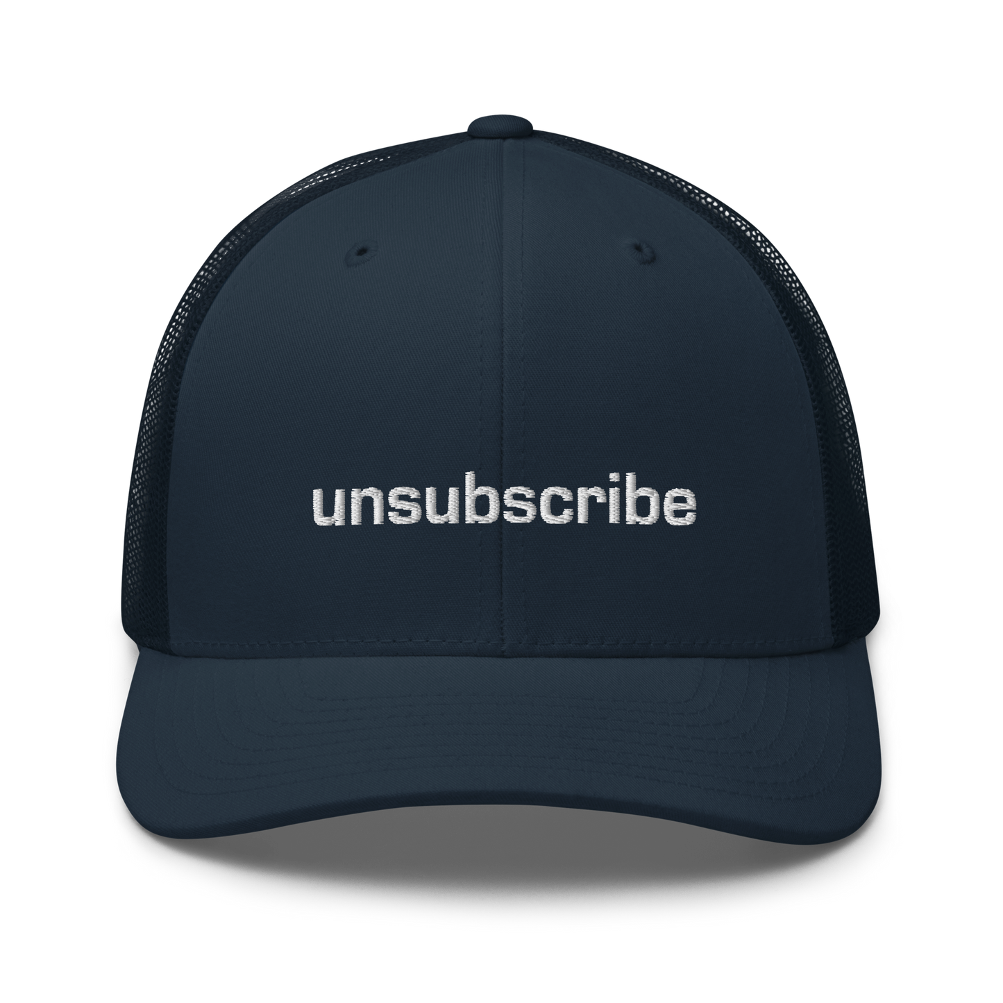 Unsubscribe trucker cap