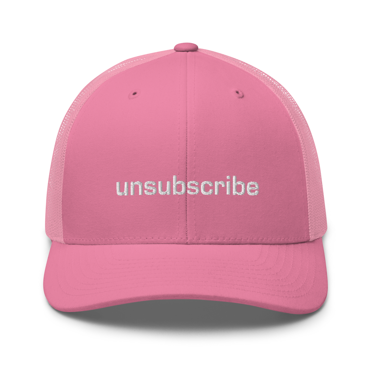 Unsubscribe trucker cap