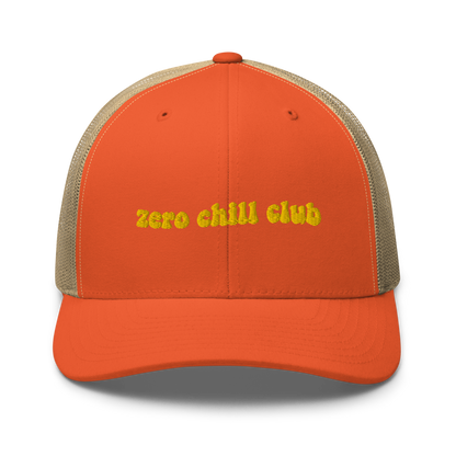 Zero Chill Club trucker cap