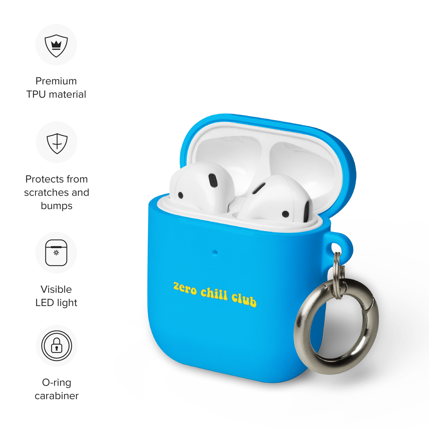 Zero Chill Club rubber case for AirPods®