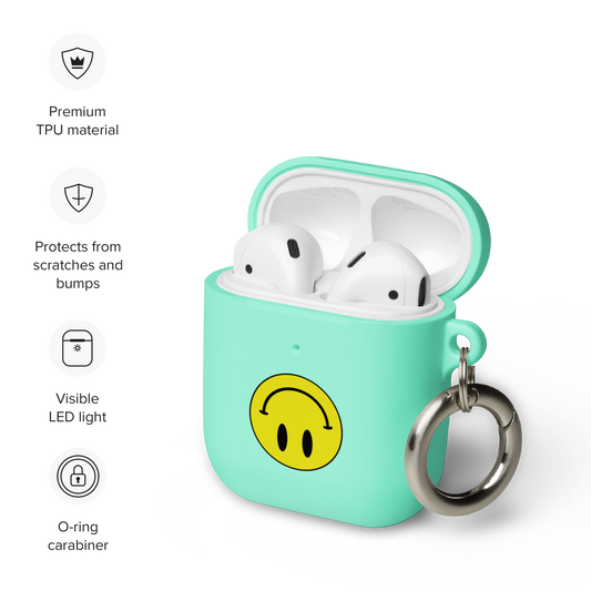 Upside Down Smiley rubber case for AirPods®