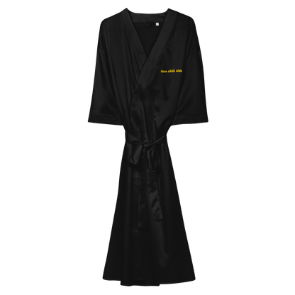 Zero Chill Club satin robe