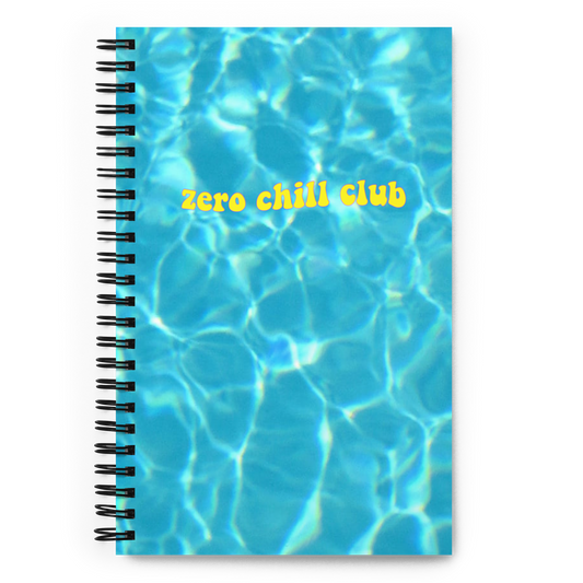 Zero Chill Club notebook