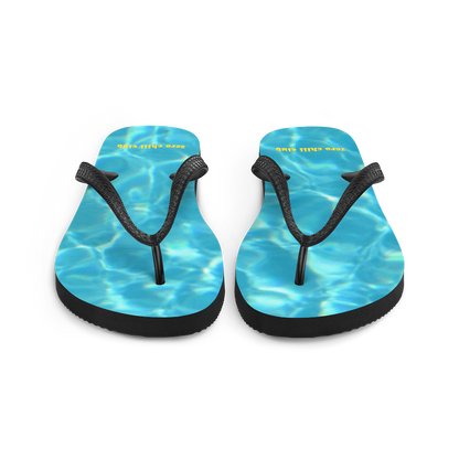 Zero Chill Club flip-flops