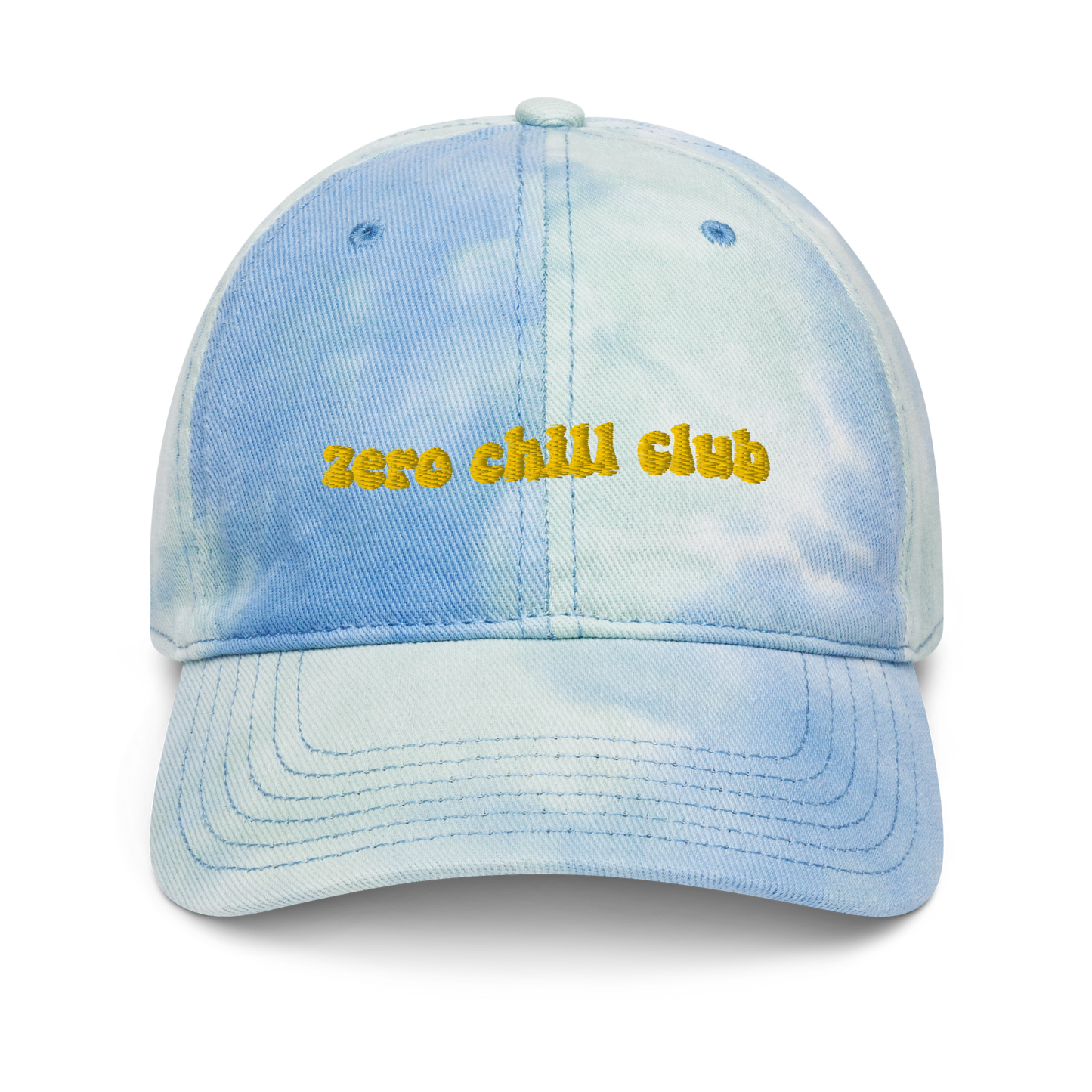 Zero Chill Club tie-dye hat