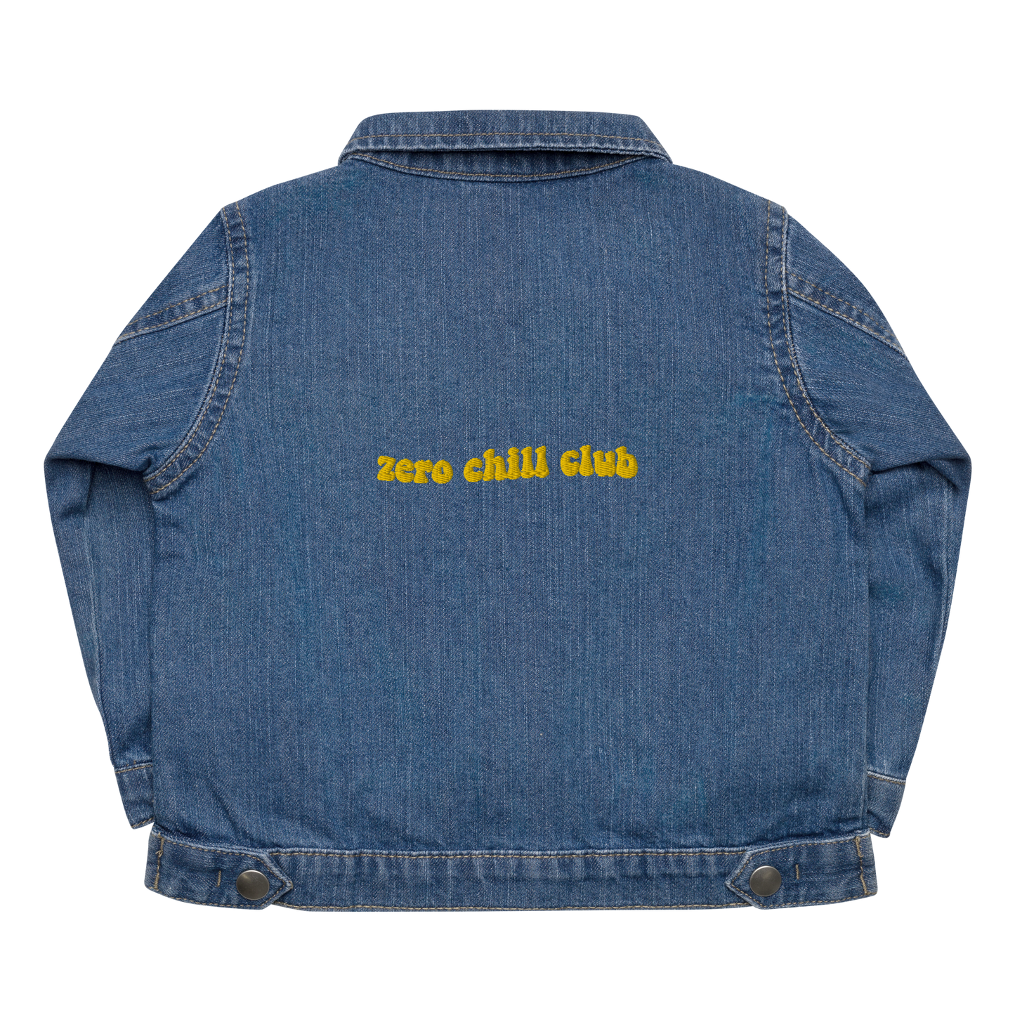 Zero Chill Club toddler organic denim jacket