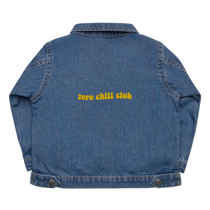 Zero Chill Club toddler organic denim jacket