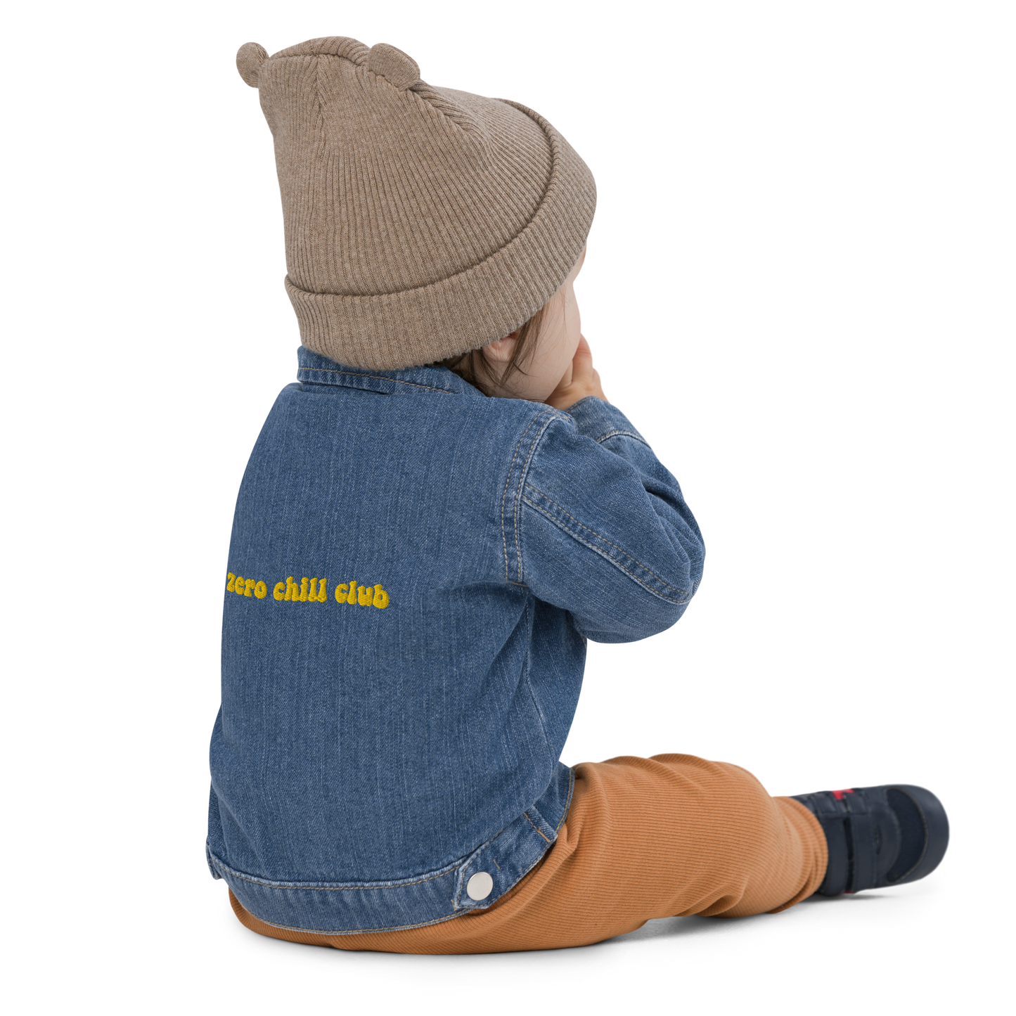 Zero Chill Club toddler organic denim jacket