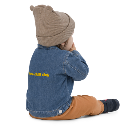 Zero Chill Club toddler organic denim jacket