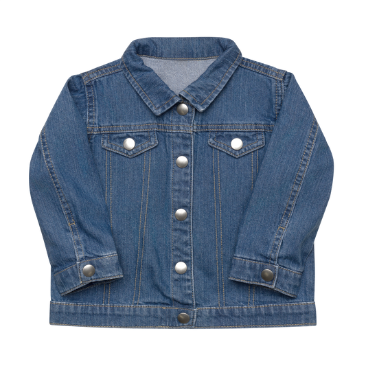 Zero Chill Club toddler organic denim jacket