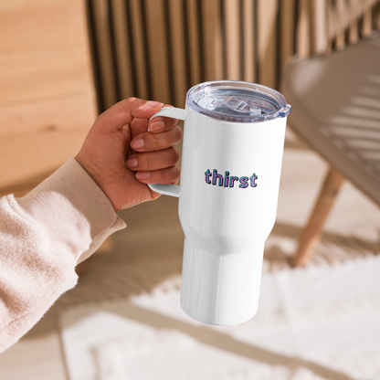 Thirst stainless steel travel mug