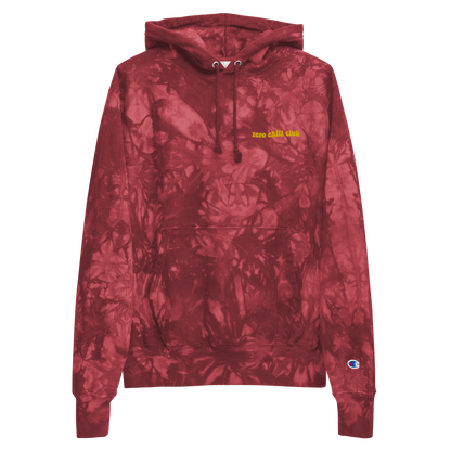 Zero Chill Club x Champion tie-dye hoodie (unisex)