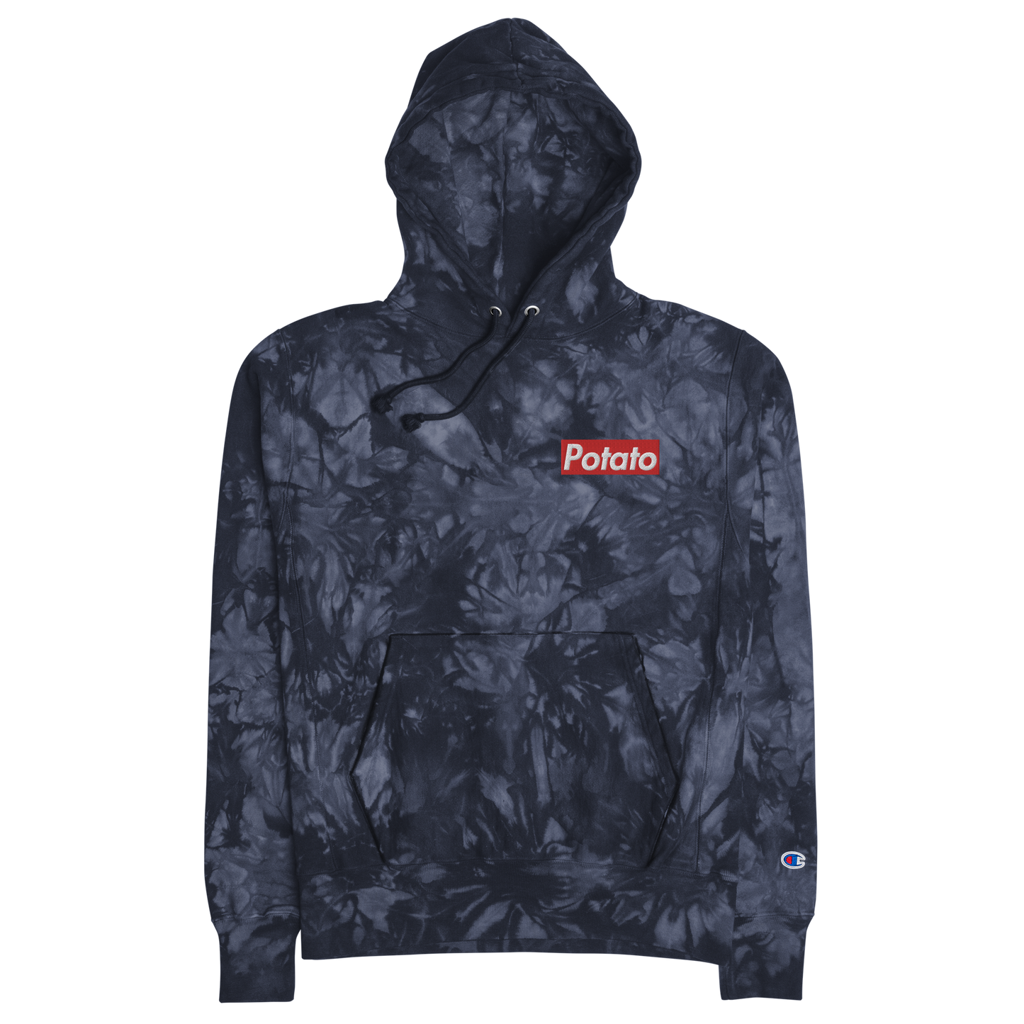 POTATO x Champion tie-dye hoodie (unisex)