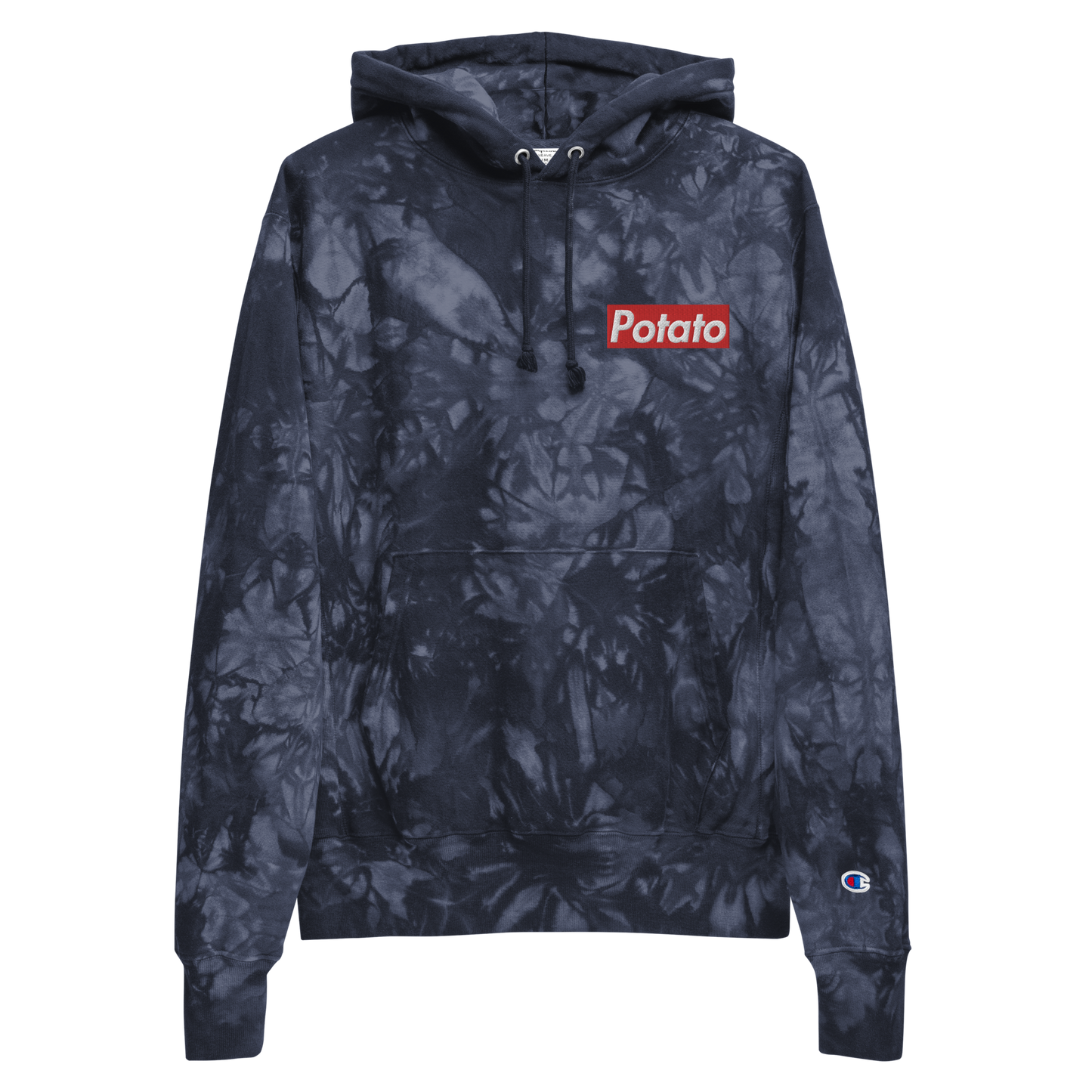 POTATO x Champion tie-dye hoodie (unisex)