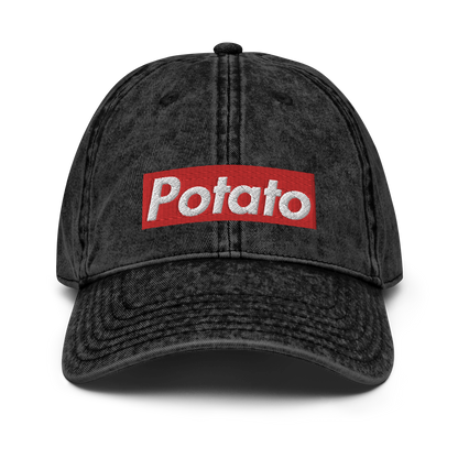 POTATO vintage cotton twill cap