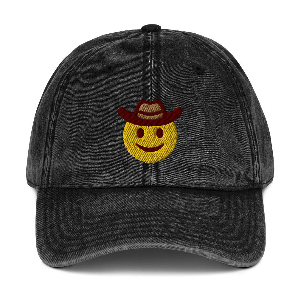 Yeehaw! vintage cotton twill cap