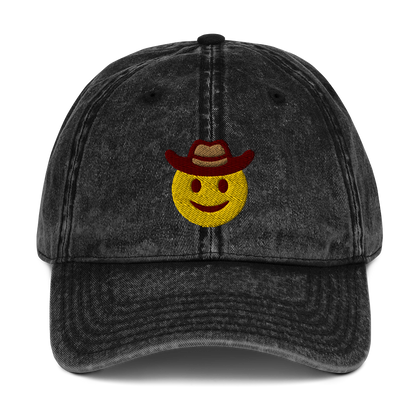 Yeehaw! vintage cotton twill cap