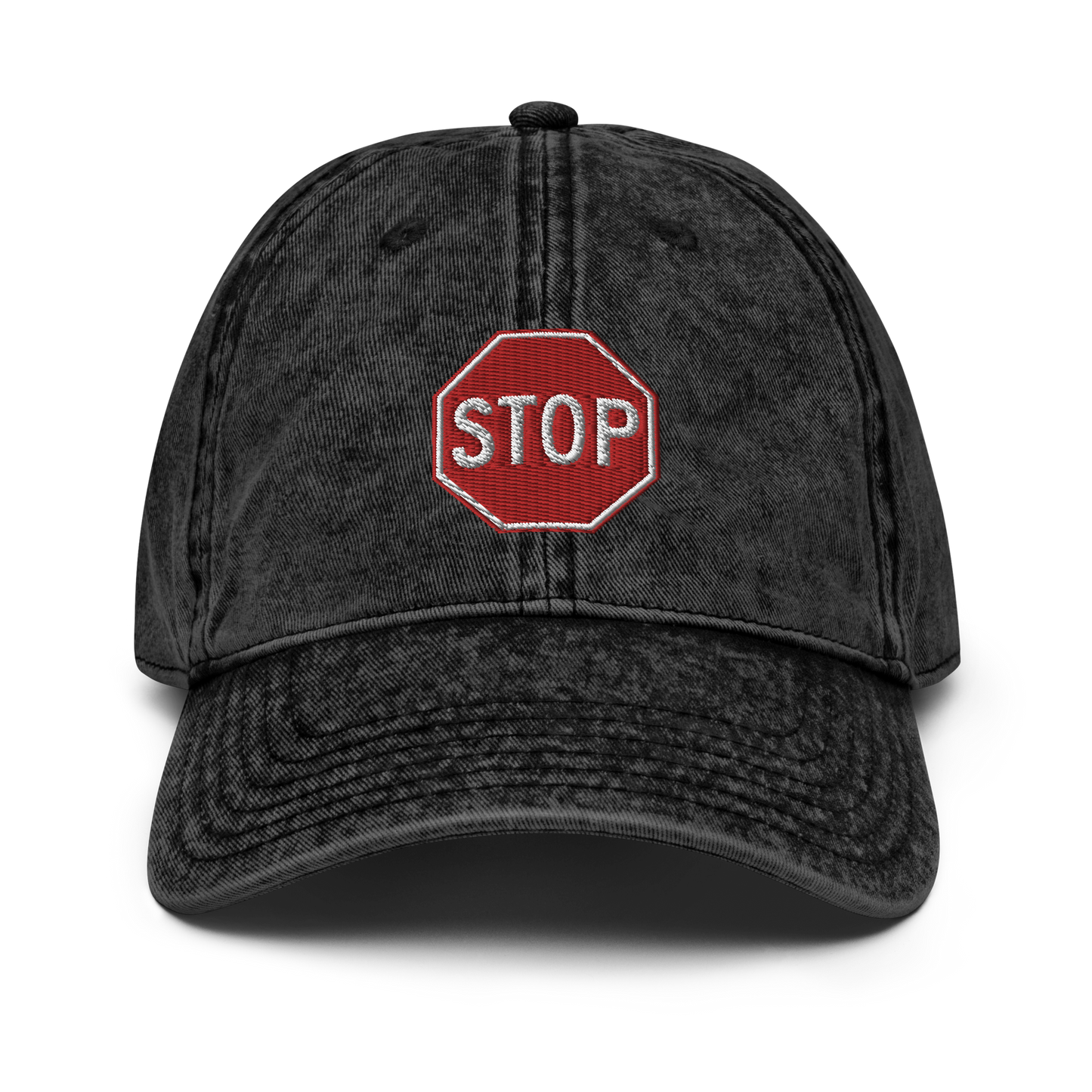 STOP! vintage cotton twill cap