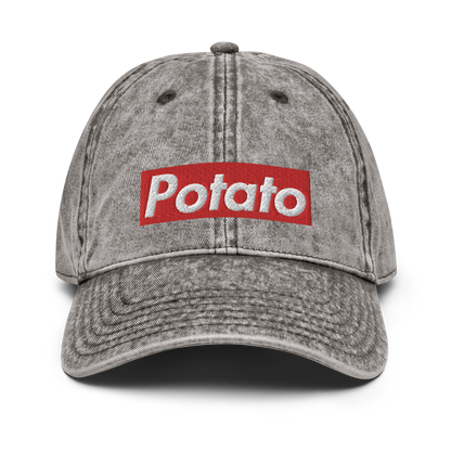 POTATO vintage cotton twill cap