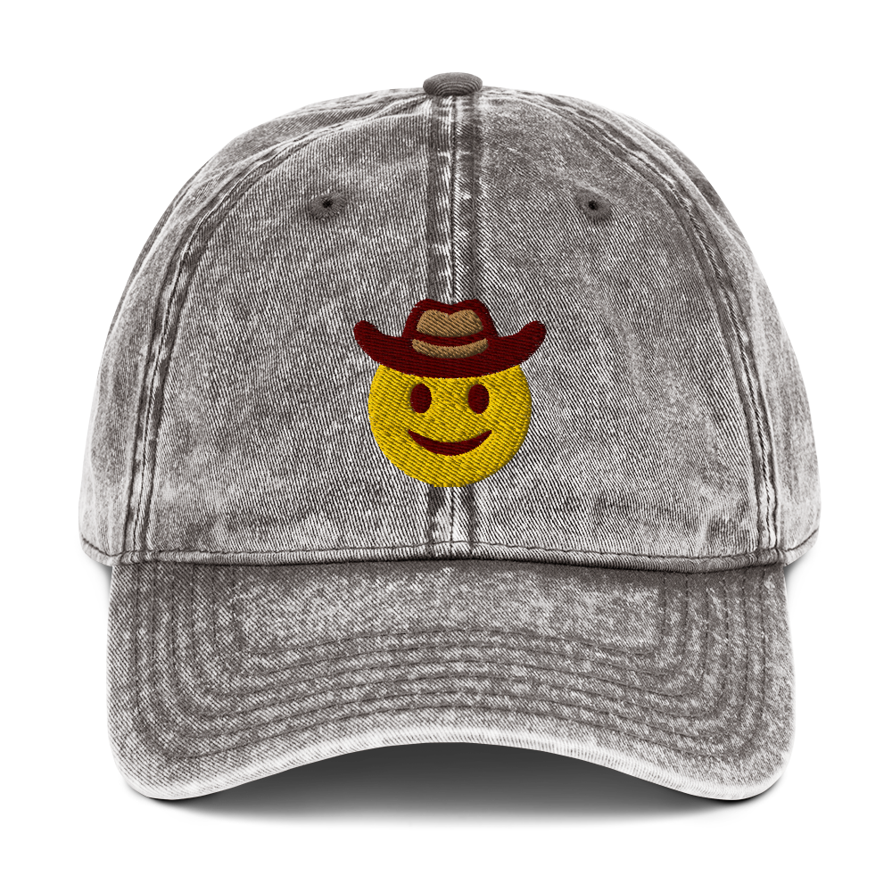 Yeehaw! vintage cotton twill cap