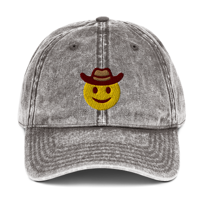 Yeehaw! vintage cotton twill cap