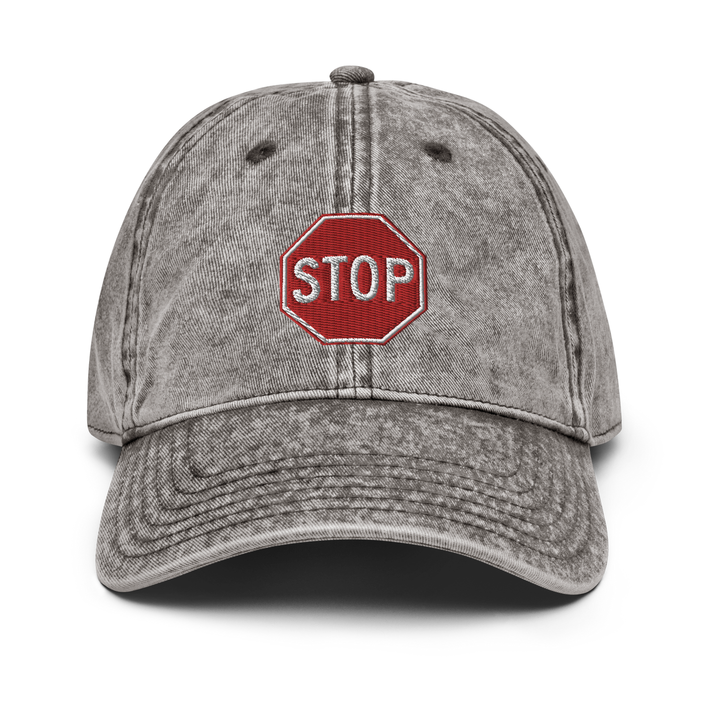 STOP! vintage cotton twill cap