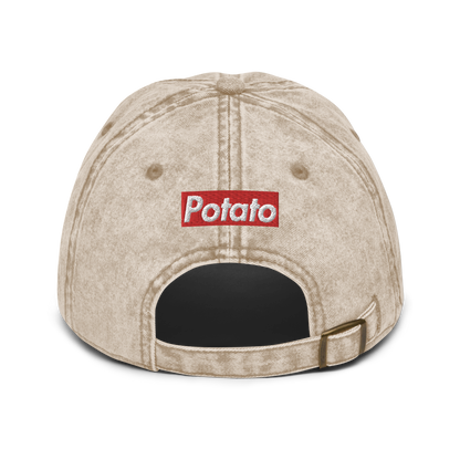 POTATO vintage cotton twill cap