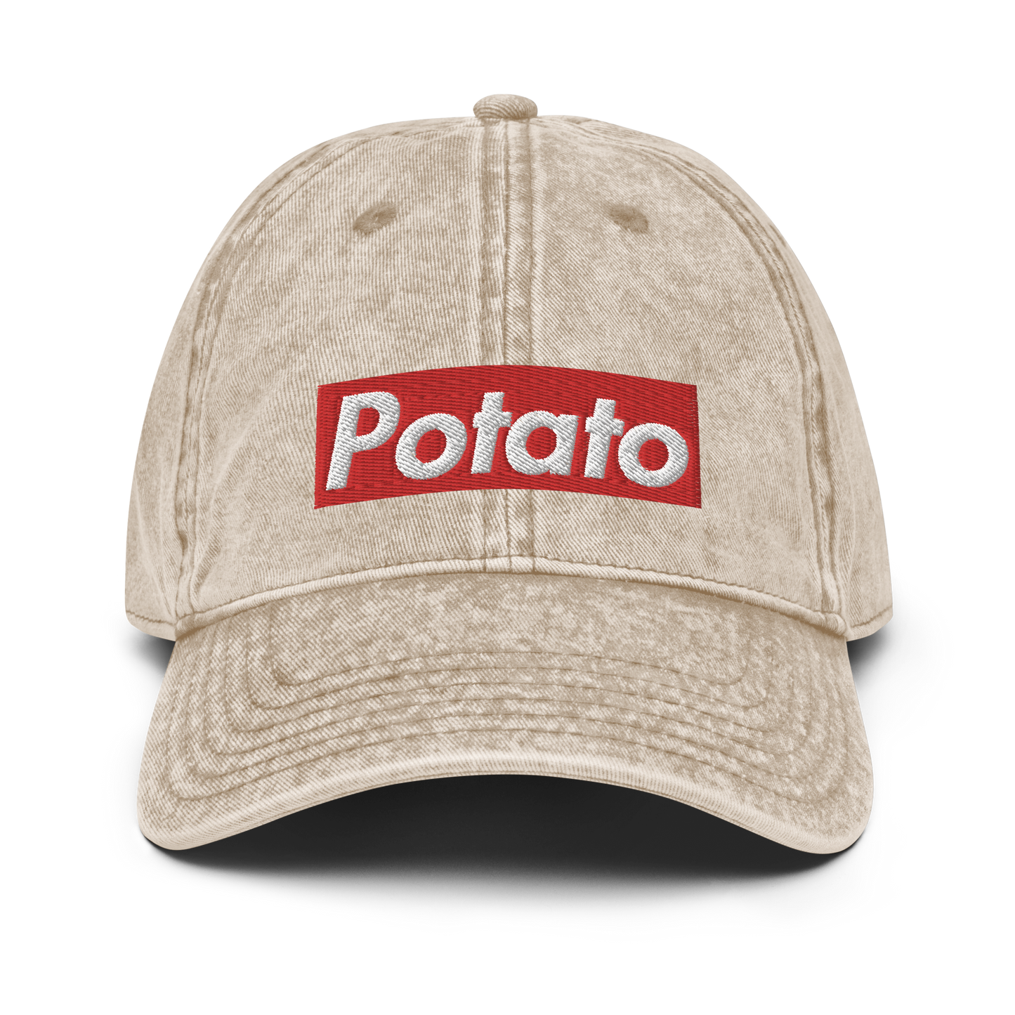 POTATO vintage cotton twill cap