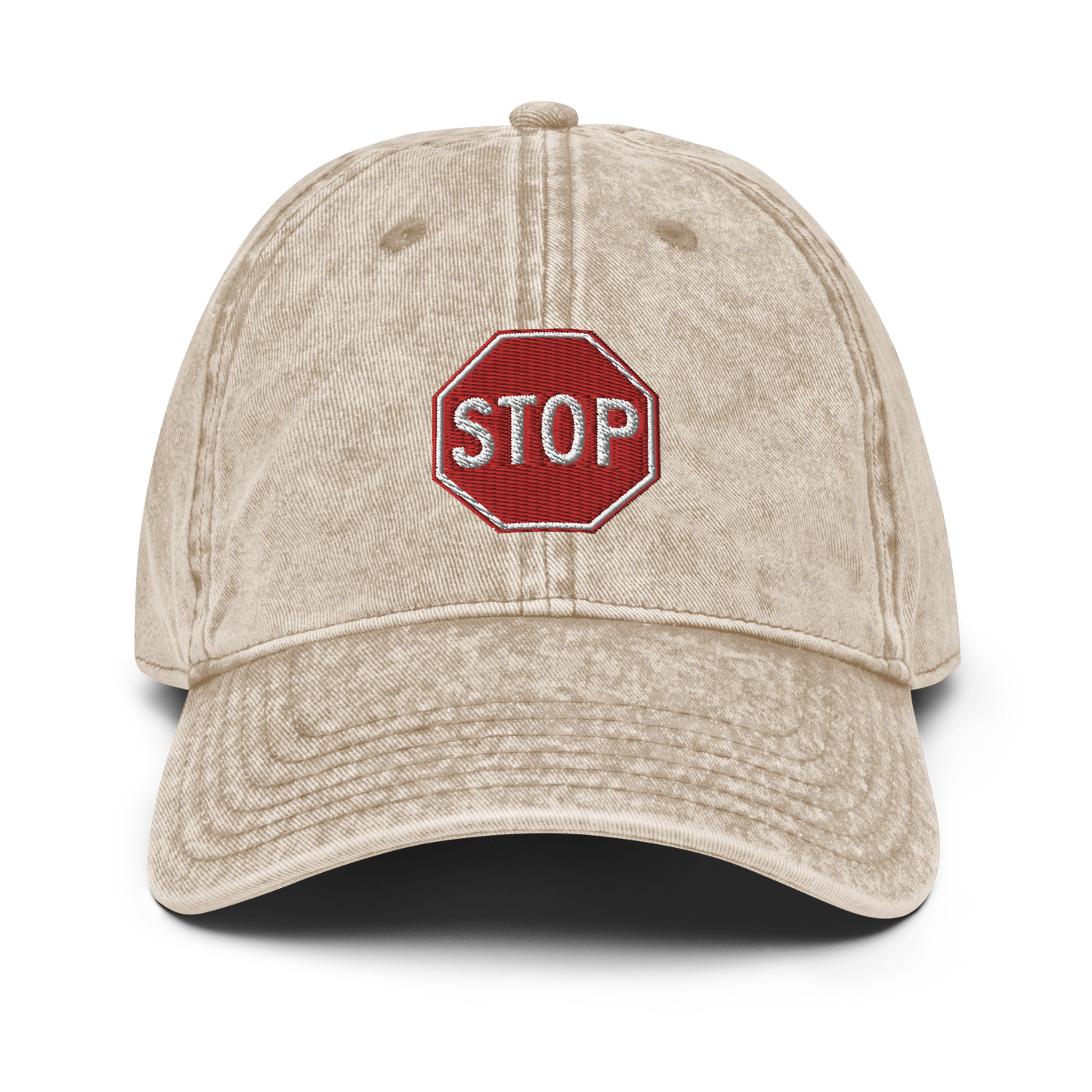 STOP! vintage cotton twill cap