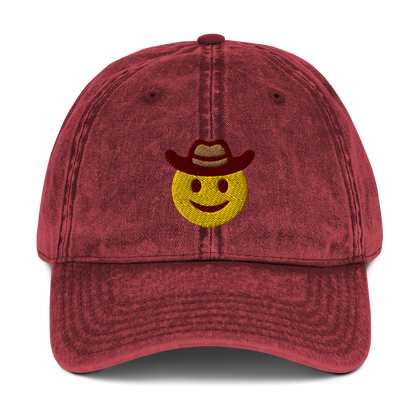 Yeehaw! vintage cotton twill cap