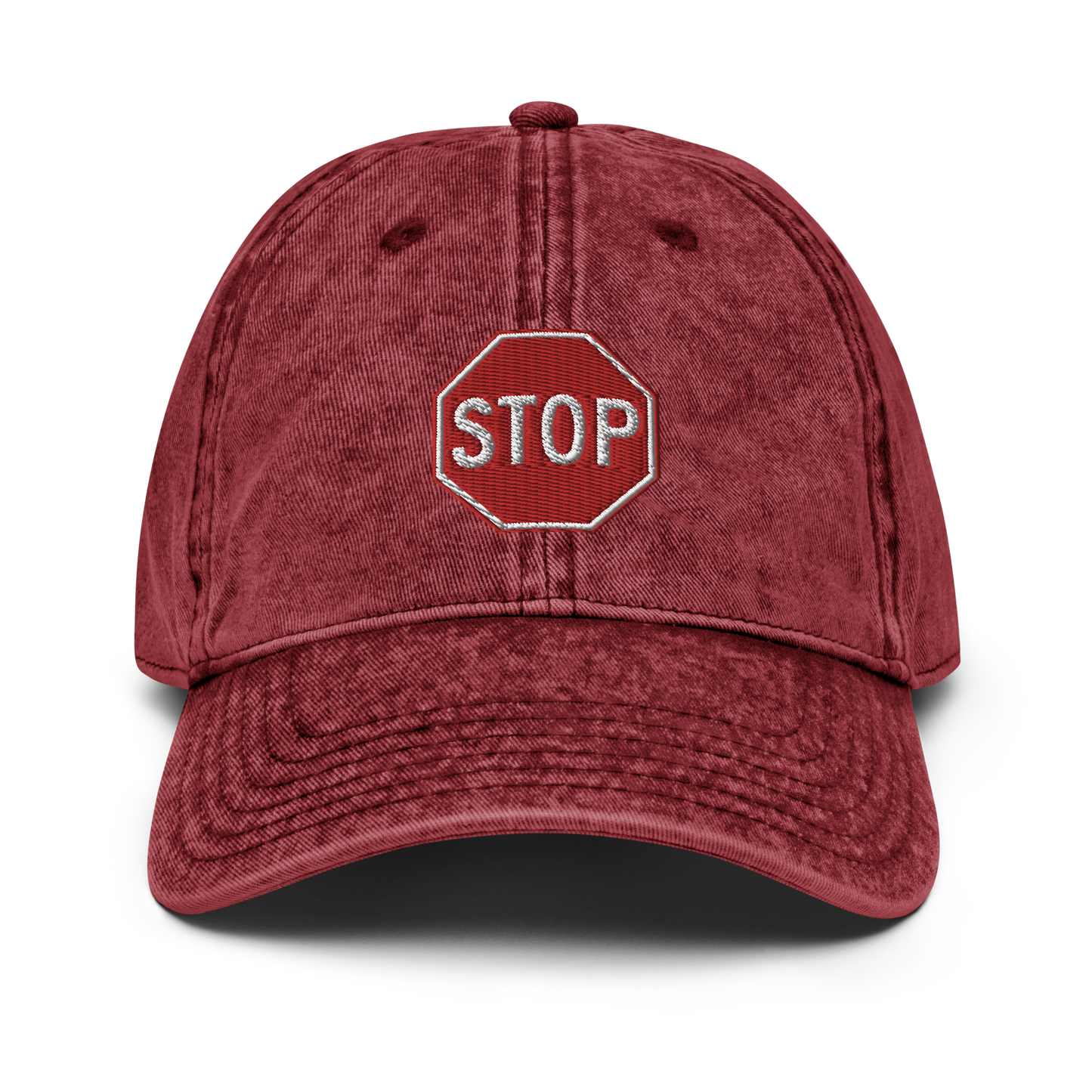 STOP! vintage cotton twill cap