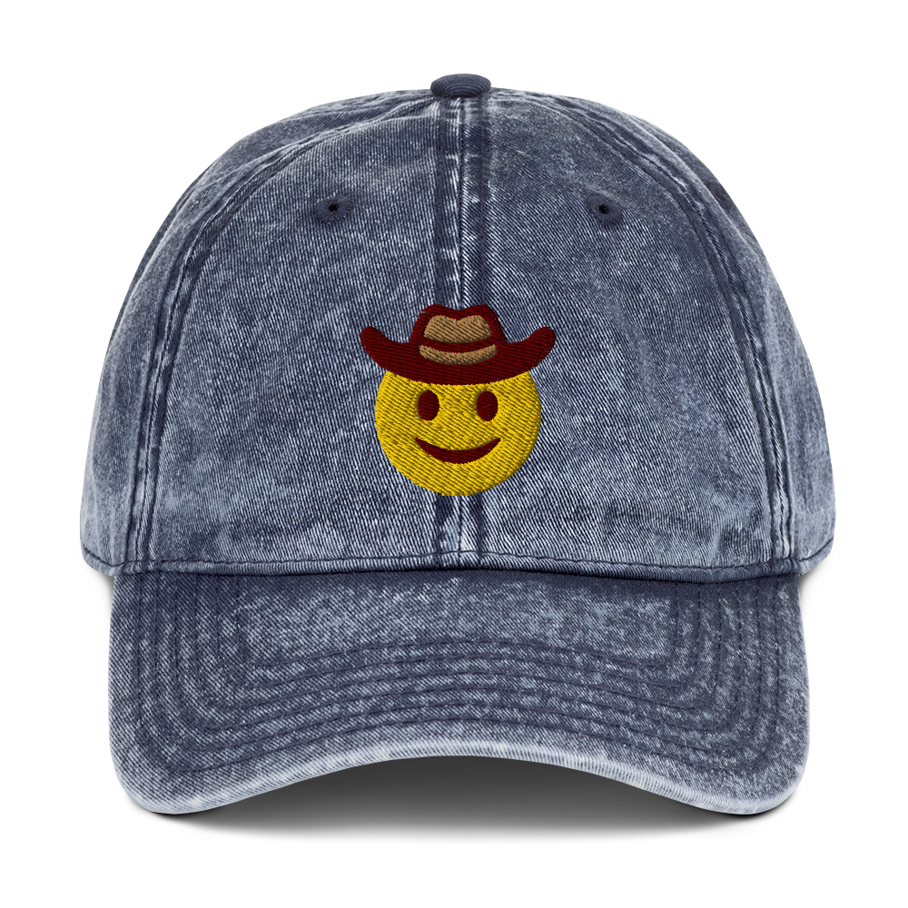 Yeehaw! vintage cotton twill cap