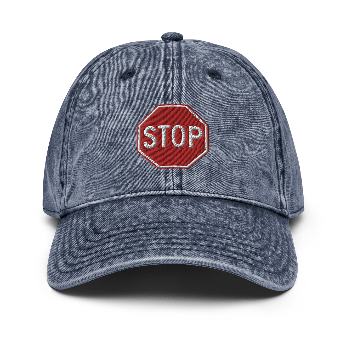 STOP! vintage cotton twill cap