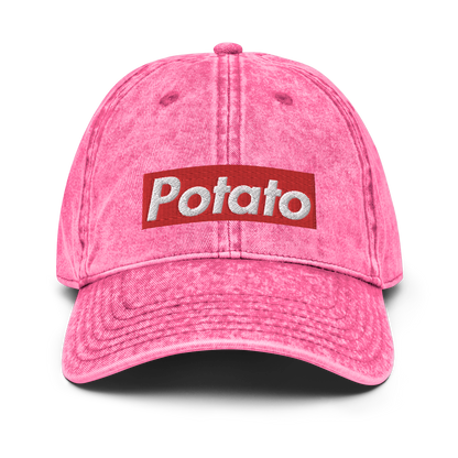 POTATO vintage cotton twill cap