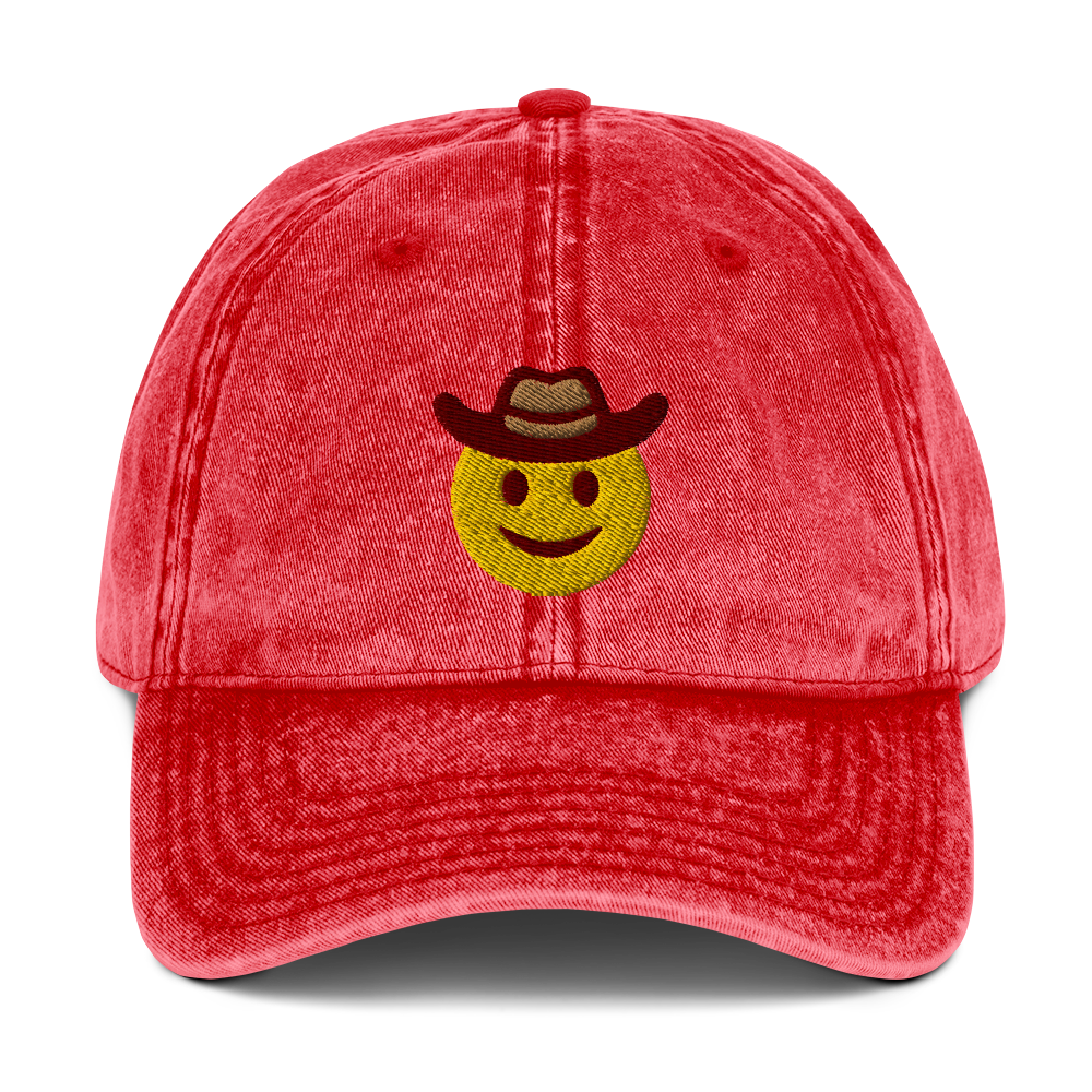 Yeehaw! vintage cotton twill cap