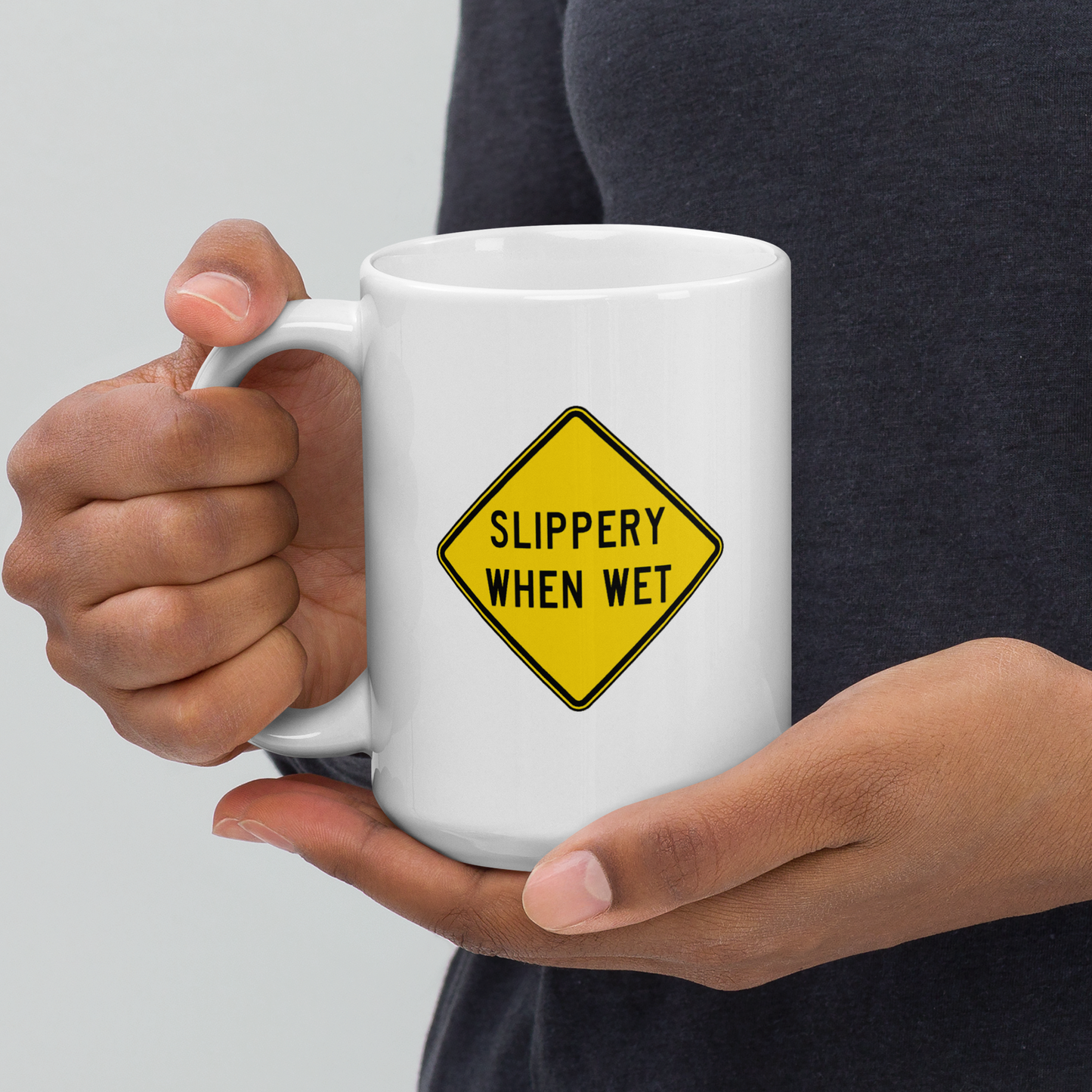 Slippery When Wet! mug